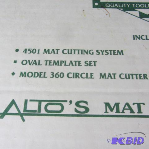 lot 351 image: Altos Mat Cutting System