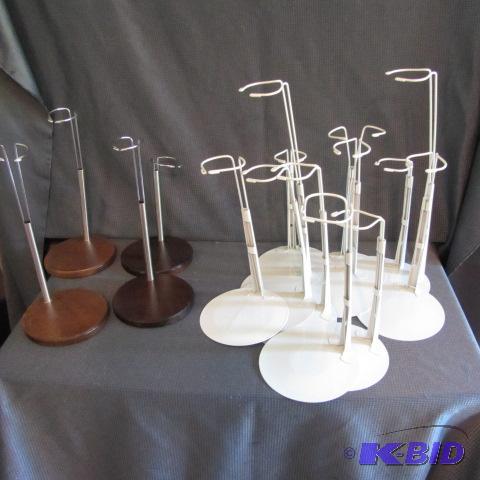 lot 42 image: Doll Stands