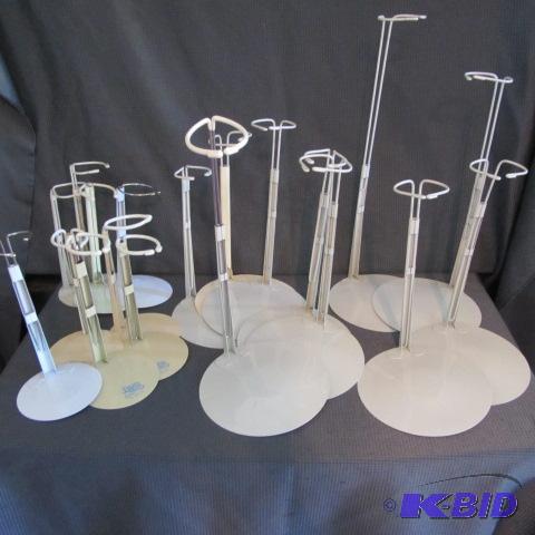 lot 43 image: Doll Stands