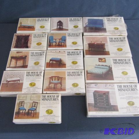 lot 441 image: Dollhouse Furniture Kits
