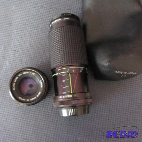lot 469 image: Tokina & Cannon Camera Lens
