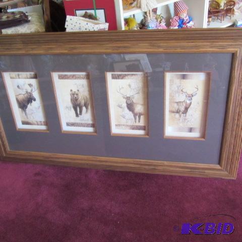 lot 6 image: Beautiful Framed Wildlife Art