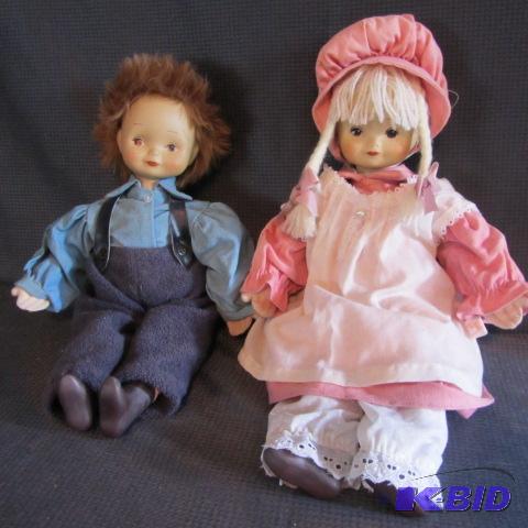lot 95 image: Swedish Dolls