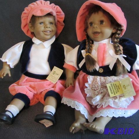 lot 96 image: German Dolls