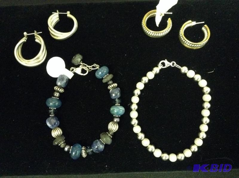 Sterling Bracelets & Earrings