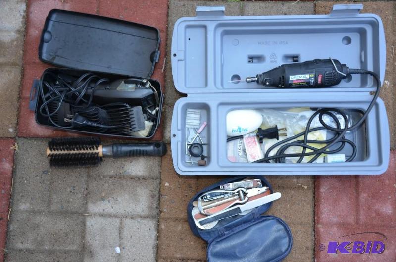 lot 121 image: Conair&nbsphair cutting set,&nbspDremel mul...