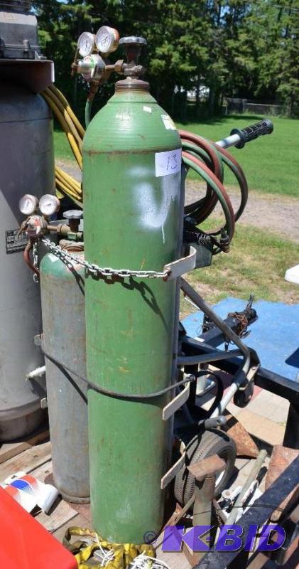 lot 13 image: Welding set. Settling Set. &nbspTanks are fu...