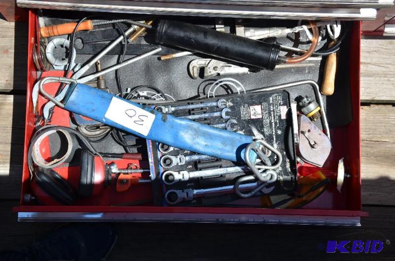 lot 30 image: 7 Piece Flex head Ratchet Wrench Set,Breakbes...