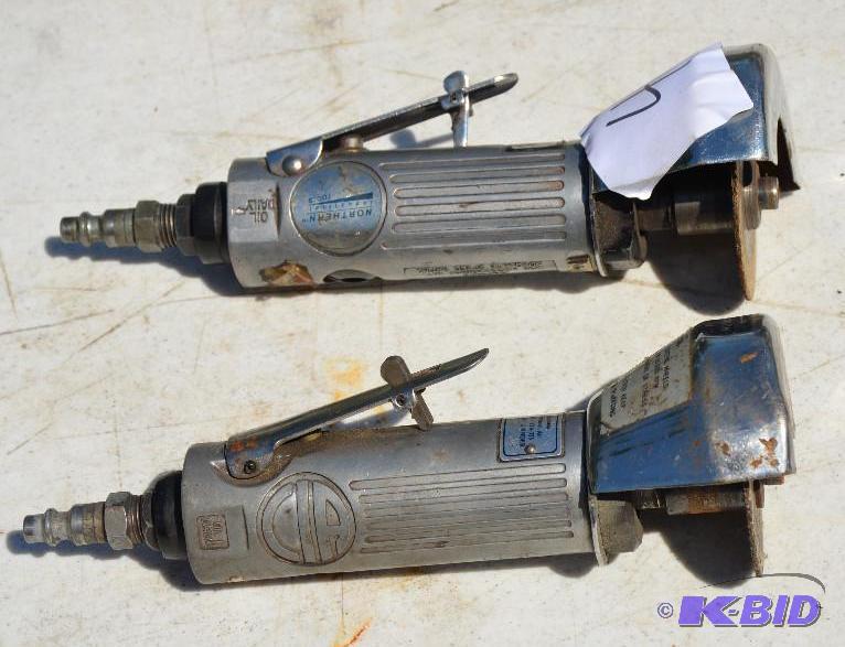 lot 44 image: 3" Air Cut-off tool 2000 rated r.p.m. ra...