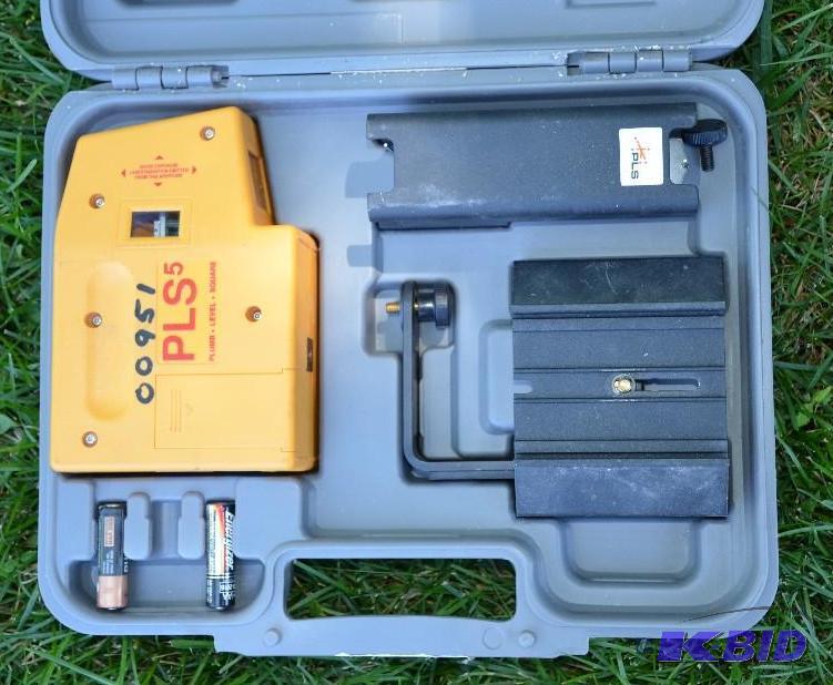 lot 57 image: PACIFIC LASER SYSTEM PLS 5 Plumb Level Square...