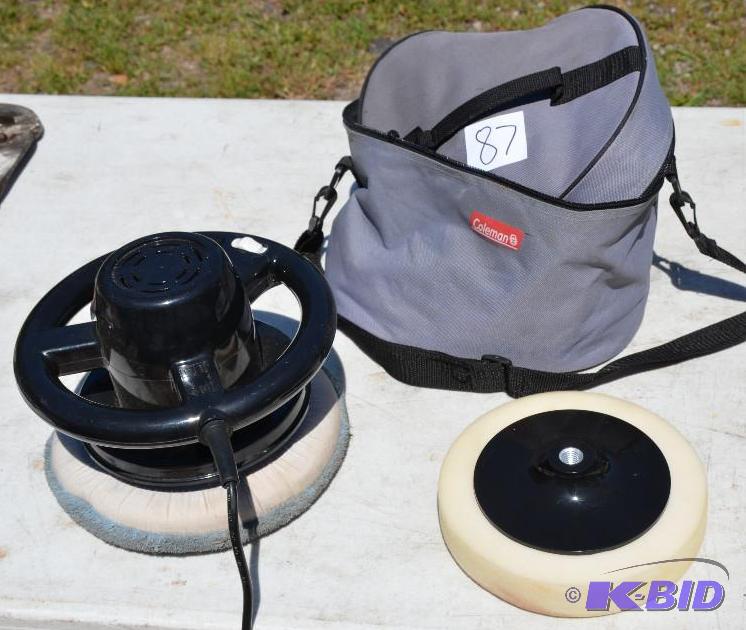 lot 87 image: Coleman buffer electric car polisher...