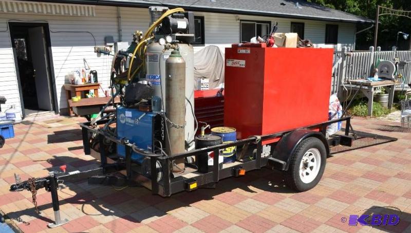 lot 8A image: 2015&nbsp6x10 Heavy duty Trailer w...