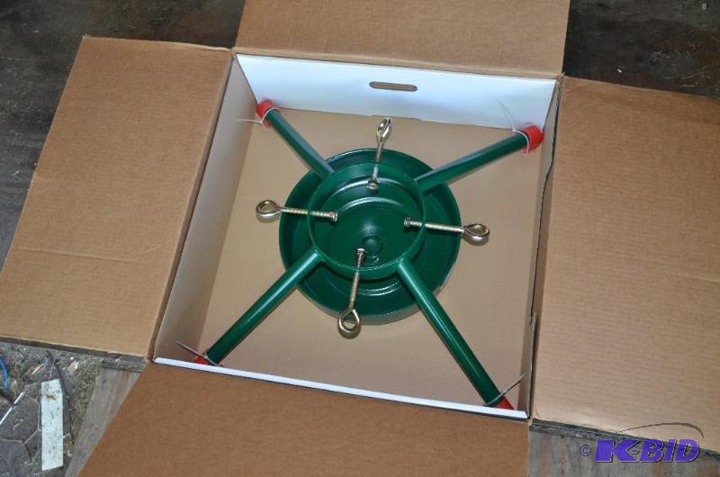 lot 92 image: Brand New Lifetime Welded Christmas tree stan...