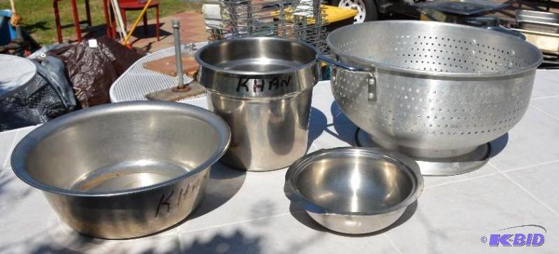 lot 98 image: Large Commercial Bowls-sizes as follows   8 ...