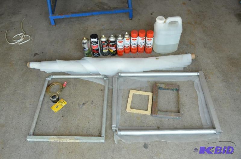 lot 17 image: Nashua 357 spray adhesive, Screen Opener, and...