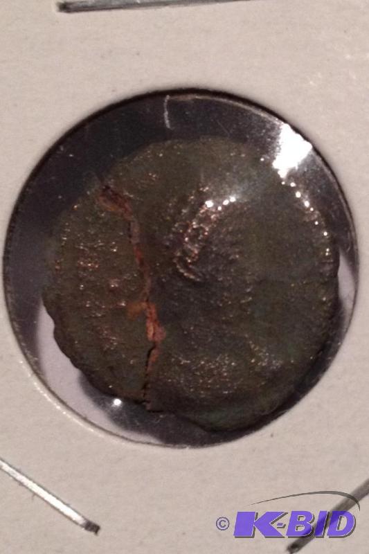 Ancient Roman Coin (Split in Two) 1500 Years Old