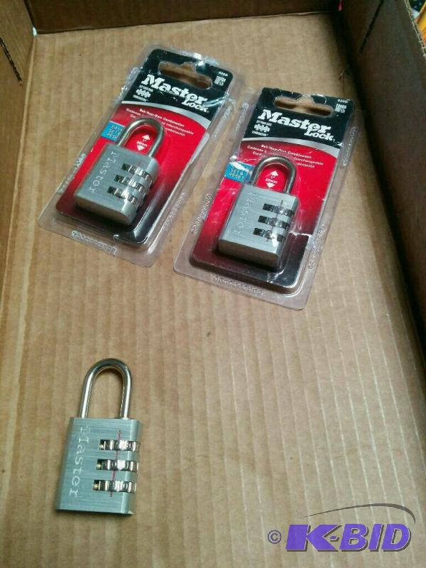 3 Master Combination Locks