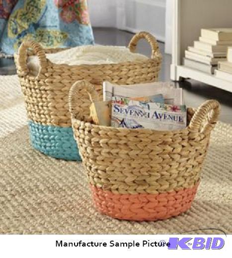 Set of 2 Hampton Baskets - This cheery pair o...