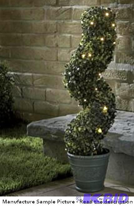 Spiral Lighted Topiary Tree -&nbspEnjoy beau...