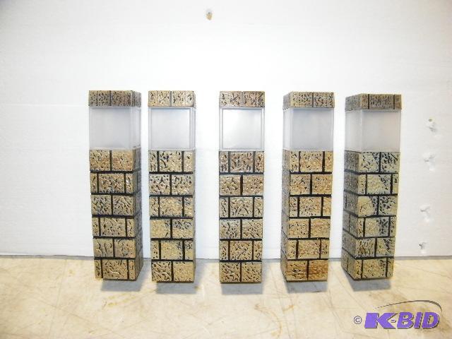Set of 5 Chimney Solar Lights - Each are 11 1...