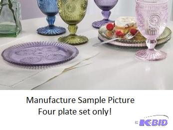 Set of 4 Florentine Dessert Plates - Be ready...