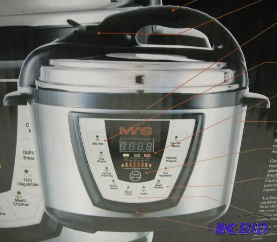 MAS 7 in 1 Electric Multi Cooker - Stainless ...