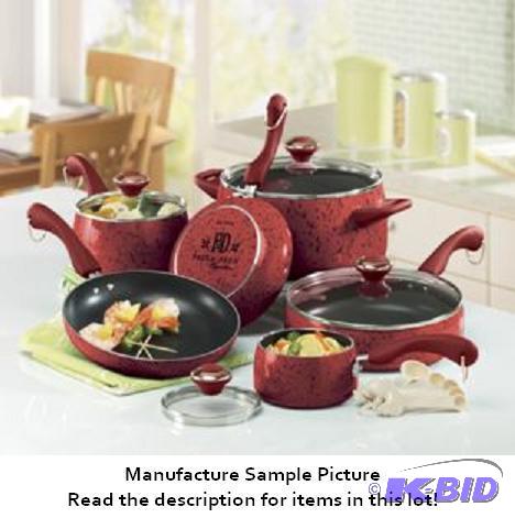 Paula Deen&nbsp10 Piece Cookware Set -&nbsp...