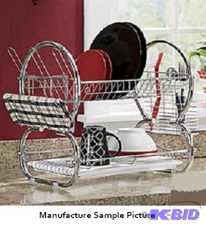 Chrome Two Tier Dish Drainer - Add twice the ...