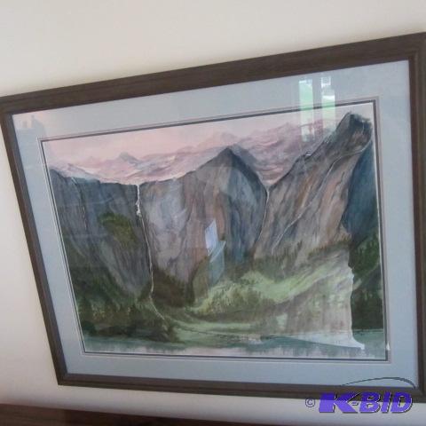 lot 12 image: Original Watercolor
