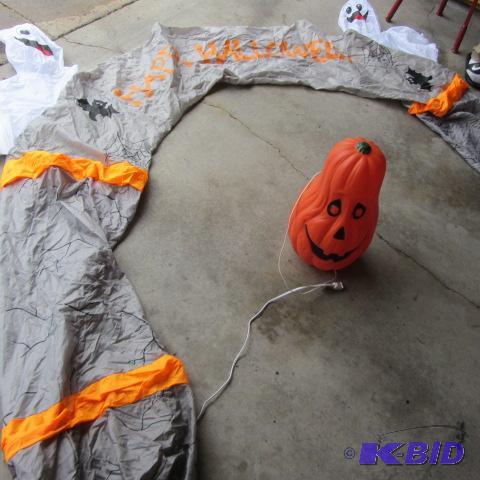 lot 43 image: Halloween Arch, Masks