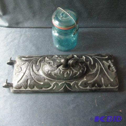 lot 61 image: Cast Stove Door