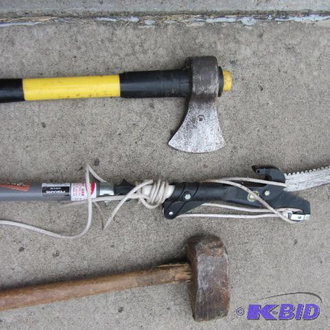 lot 73 image: Tree Pruner, Splitting Mauls