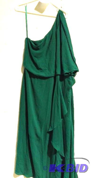 Midnight Velvet - Green Shoulder Dress - Size...