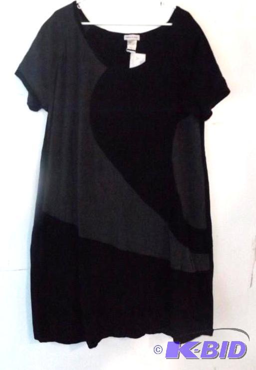 Monroe and Main black and grey dress