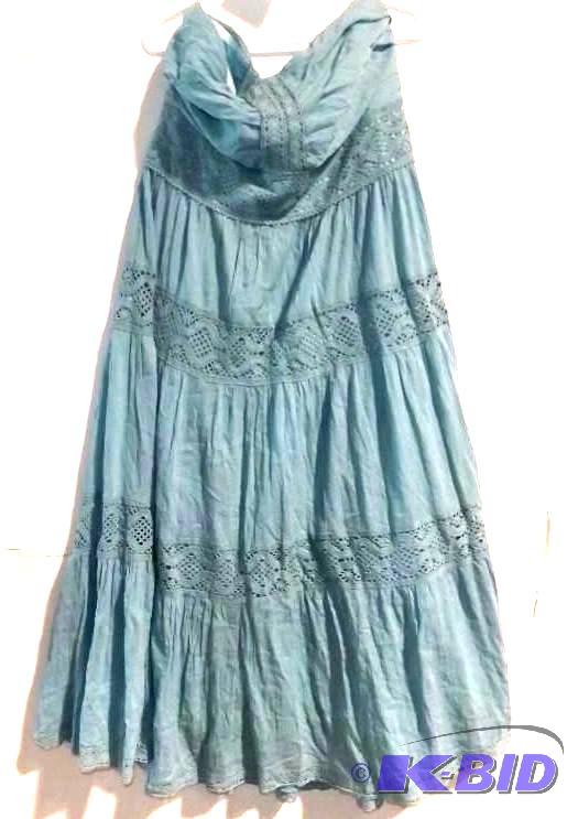 Seventh Ave Ocean Blue Strapless Dress - Size...