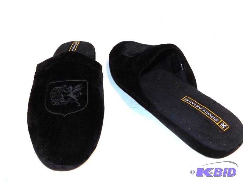 Stacy Adams black slippers