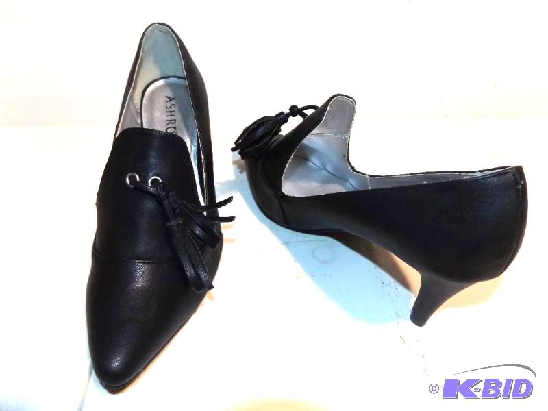 Ashro oxford black heels
