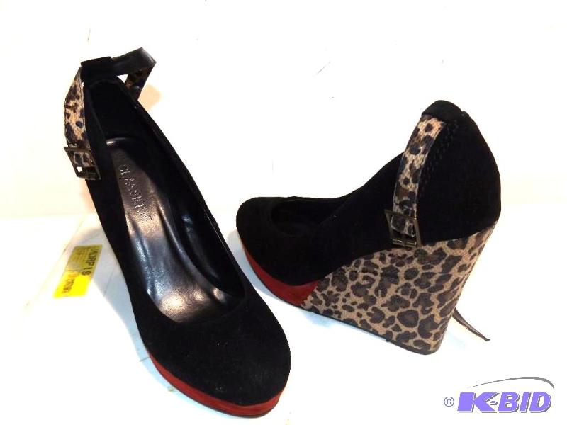 Classique black, red and leopard heels