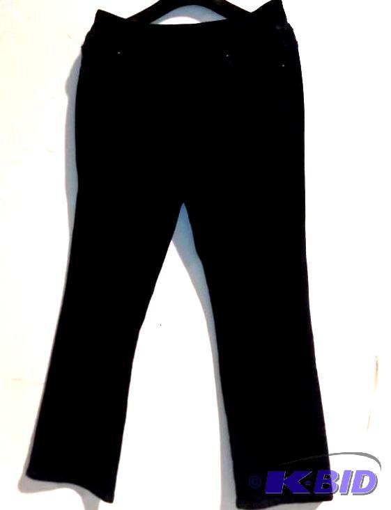 Monroe and Main blue jeans with elastic waiste