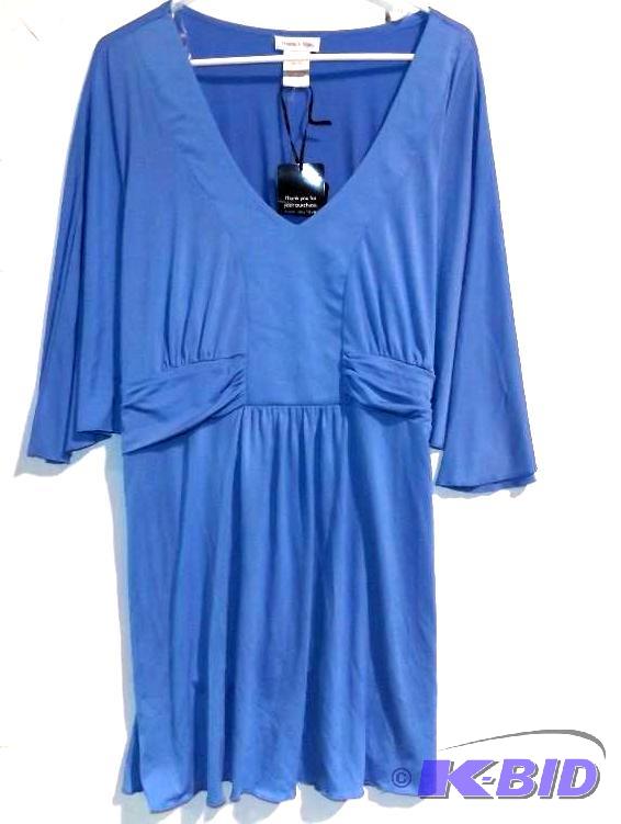 Monroe and Main light blue blouse