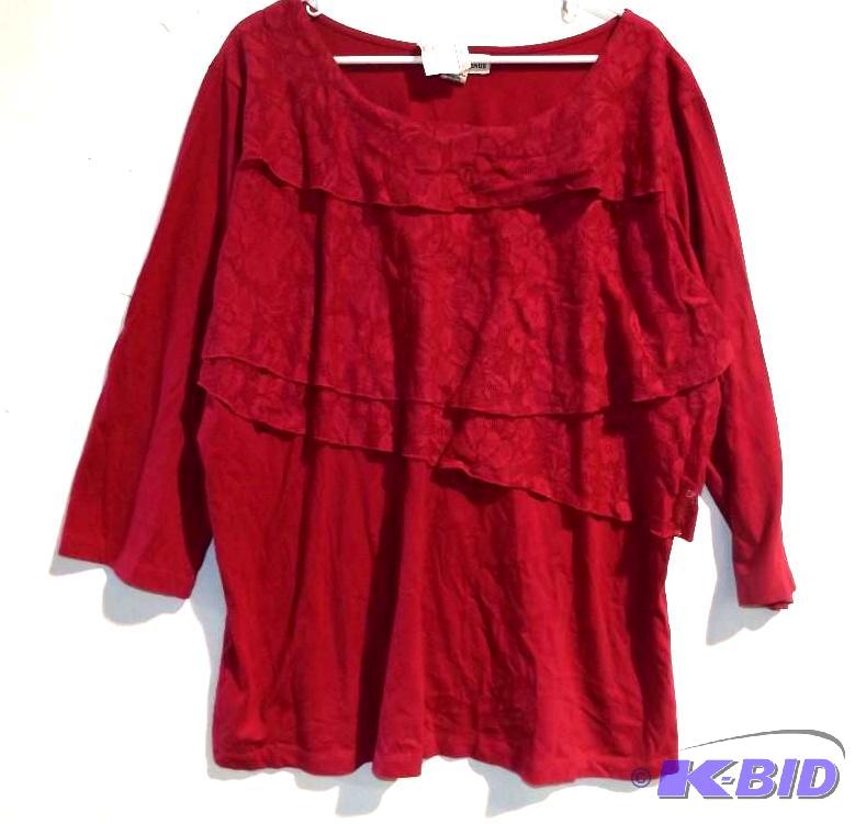 Seventh Ave 34 sleeved pink shirt