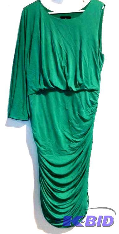 Ashro light green one shoulder dress