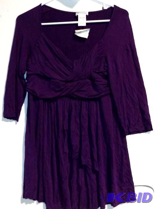 Monroe and Main purple 34 sleeved top