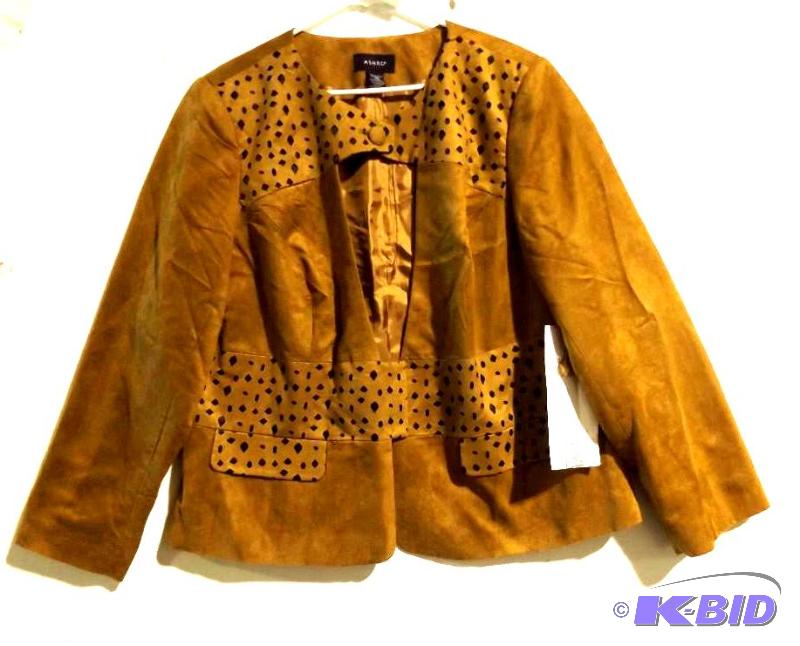 Ashro 3pc tan jacket and pants with black tank
