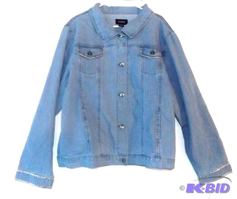 Ashro blue jacket with silver studs