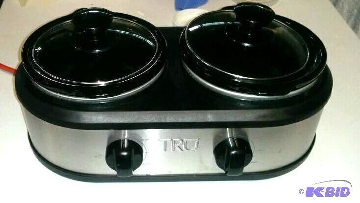 Tru Dual Crock Buffet Slow Cooker