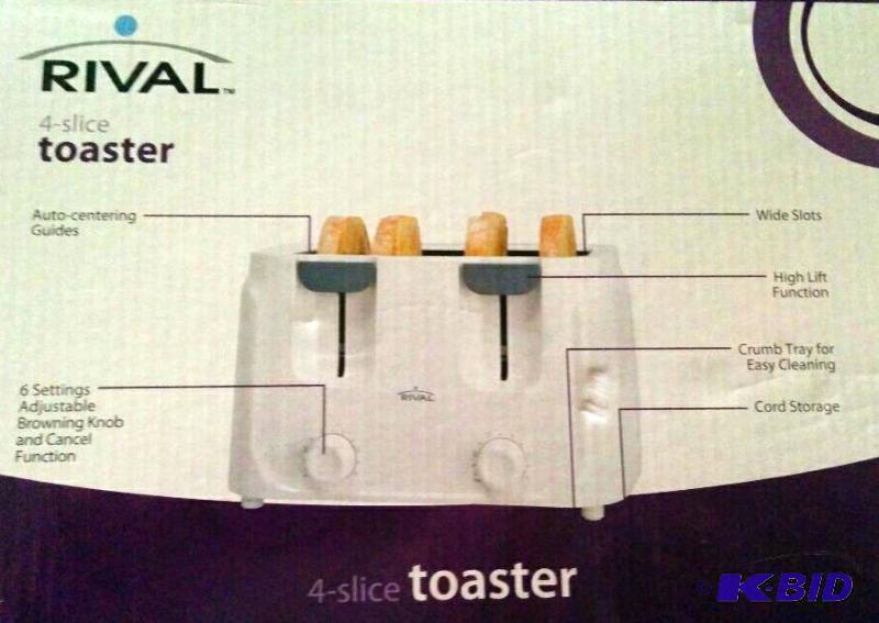 Rival 4 Slice Toaster