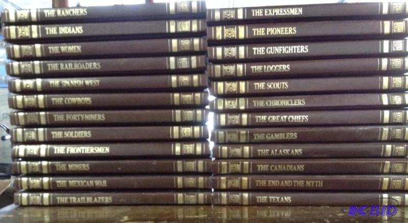 lot 124 image: The Old West Book Series by Time Life