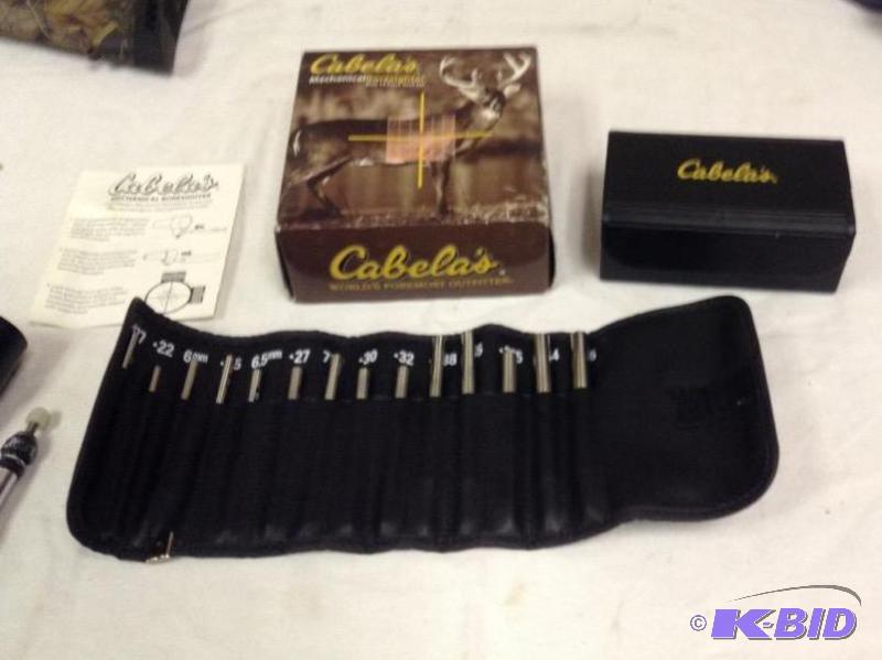 lot 139 image: Boxed Cabellas Mechanical Boresighter Kit