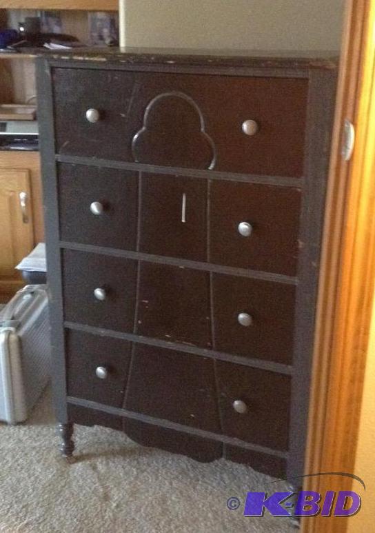 lot 181 image: Vintage Project Dresser with Four Drawers